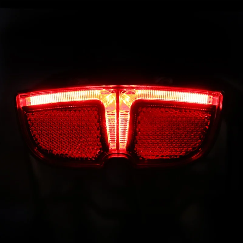 Discount 6V LED eBike Tail light For Bafang BBS BBS01B BBS02B BBSHD Mid Drive Crank Motor Kit Electric Bike Rear Rack Brake Lamp 5