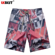 LKBEST быстросохнущие мужские пляжные Шорты сетчатая подкладка мужские Шорты летние мужские купальники стволы брендовая одежда 1616