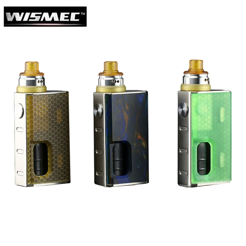 Оригинал Wismec LUXOTIC BF коробка комплект с Tobhino RDA 7 5 мл Выход бутылки 100 Вт Vape 810 верхняя