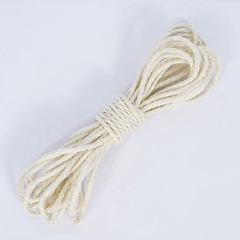 

[MPK Store] 4mm Diameter Sisal Rope, 40m per lot, Rope for Cat Scratch Board, Cat Climbing Frame, Cat Toy