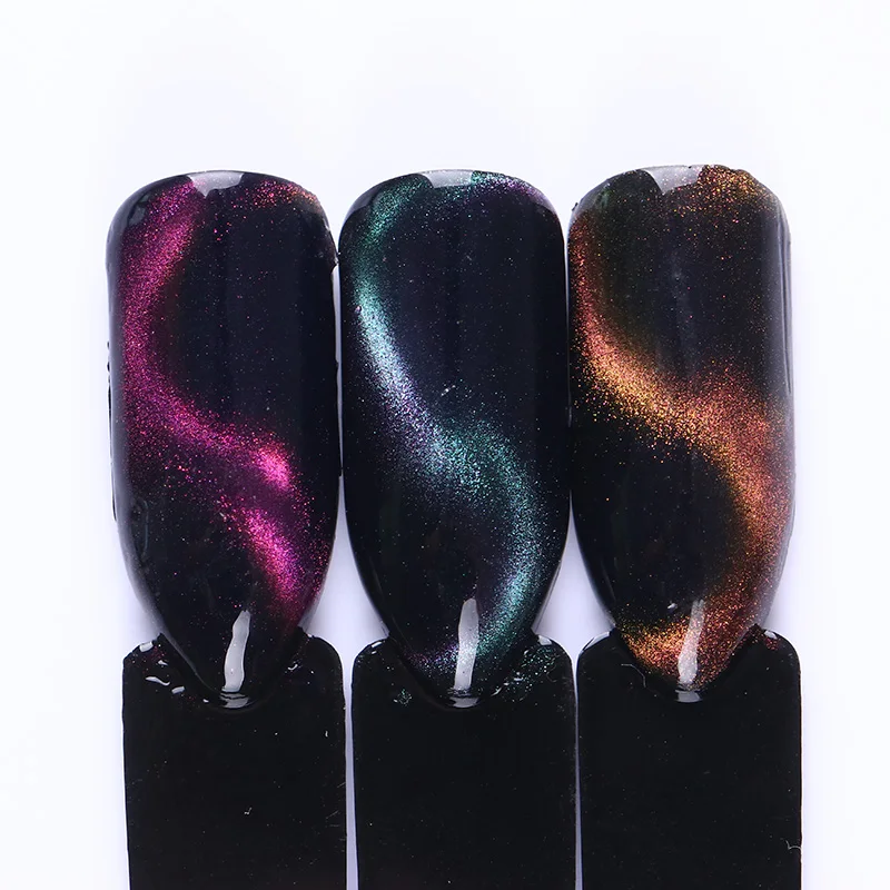 BORN PRETTY 10ml 3D Cat Eye UV Gel Polish Chameleon Magnetic Gel Soak Off UV Gel Varnish Manicure Nail Art Color