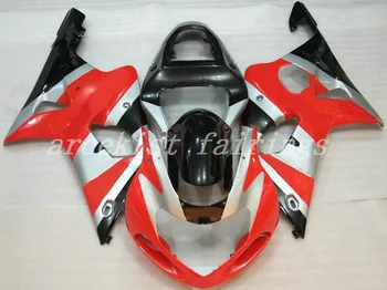 

New ABS Molding motorcycle Fairings kits For Suzuki GSX-R1000 K2 2000 2001 2002 00 01 02 Fairing bodywork red silver