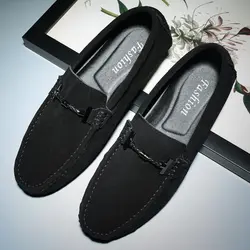 2019 обувь из коровьей замши наивысшего качества мужская повседневная обувь для вождения Мужская Лоферы Zapatillas Hombre zapatos de hombre обувь без