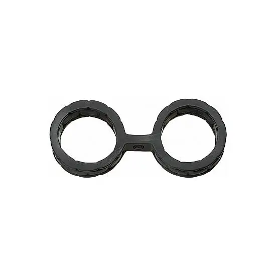 DOC JOHNSON 'S Japanese Bondage-Handcuffs Silicone Great-Black BDSM Couples Stimulator SHIPPING DISCRETE | Красота и здоровье