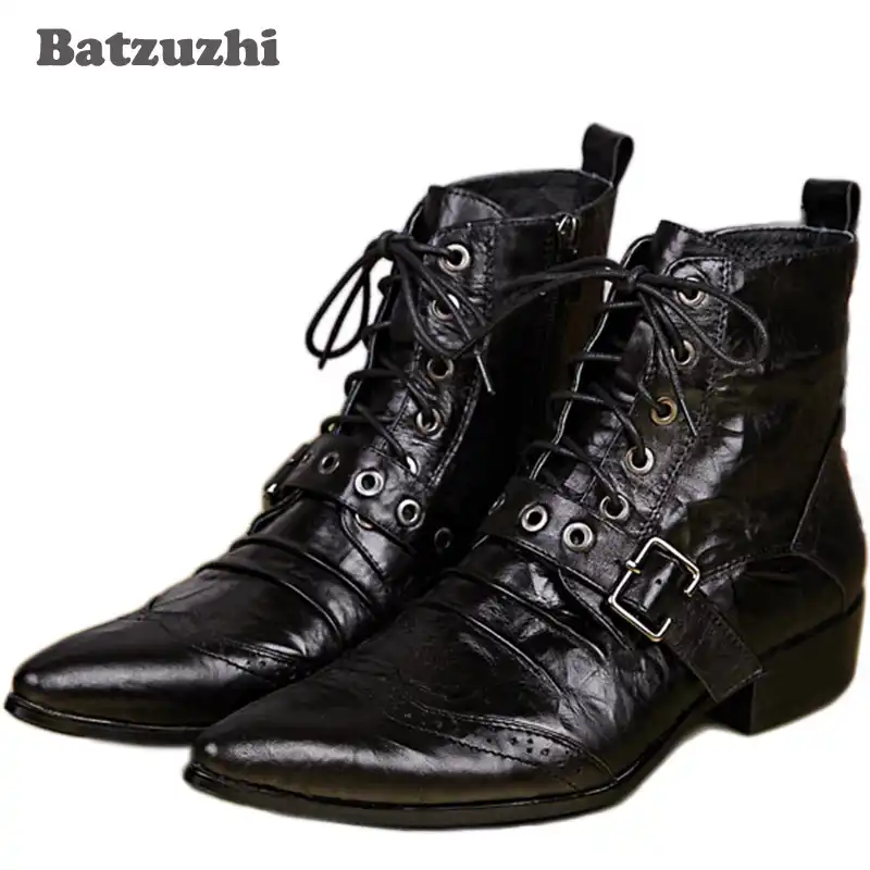 mens short motorcycle boots