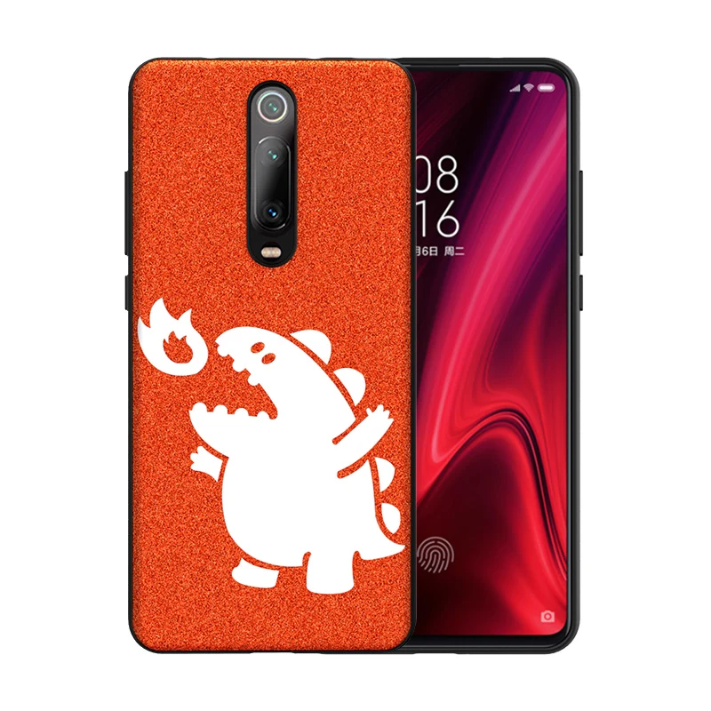 Чехол для Xiaomi mi 9 T, глобальная версия, Спортивная уличная культура, кожаный защитный чехол на заднюю панель для Red mi K20 Pro 9T Pro, чехол - Цвет: Оранжевый