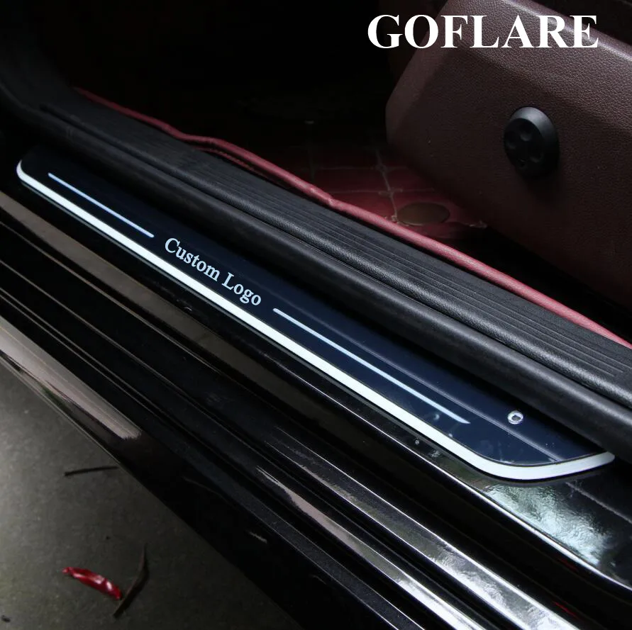 Индивидуальный 4 шт. водонепроницаемый струящийся светодиодный светильник Добро пожаловать педаль автомобиля накладка педаль порог порога для Citroen Xara Picasso