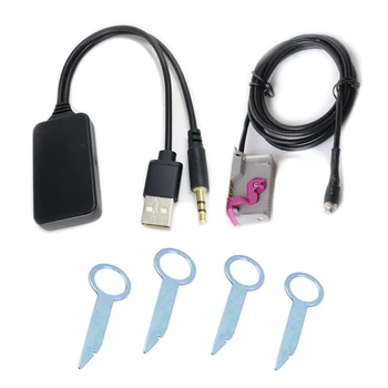 

RNS-E AUX Cable AUX USB Bluetooth Module Wireless Audio Adapter for Audi A8 TT R8 A3 A4 RNS-E Navigation