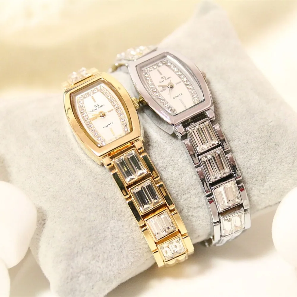 Новые популярные часы с австрийскими кристаллами, женские часы с бриллиантами, лучшие женские часы, брендовые модные золотые часы, деловые кварцевые часы
