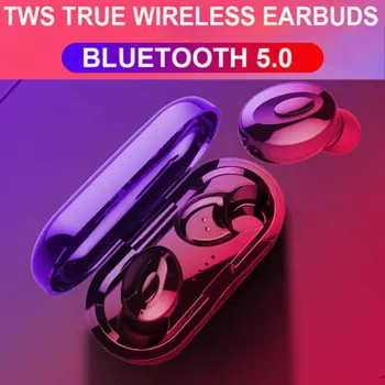 

TWS Wireless Mini True Bluetooth 5.0 Stereo Earphones In-Ear Headset Waterproof Earbud Sport Gaming Handfree Earphone 2019