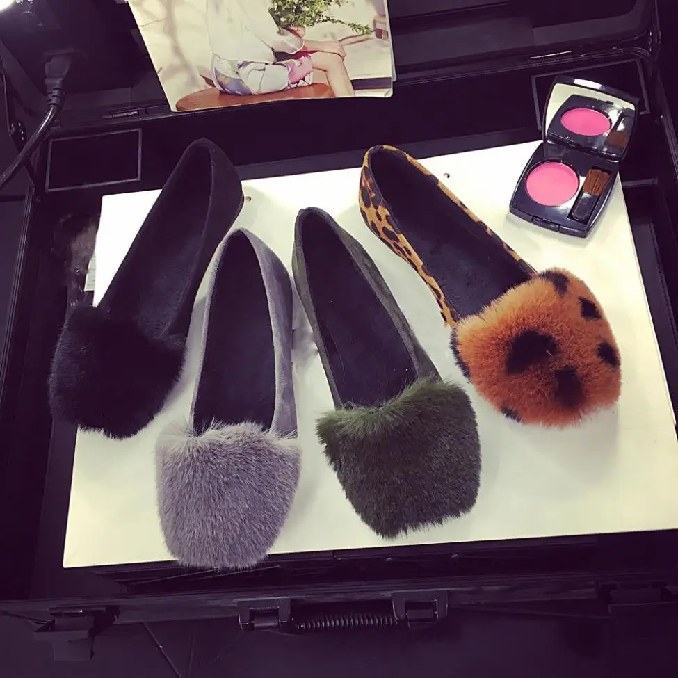 Curseurs Mère Noir Fourrure Appartements Fausse Plat Simples gris Sur Femmes Pantoufle Flop Chaussures Fluffy Xiniu 2018 Slip Flip kaki De Fashionladies qTw0aUv