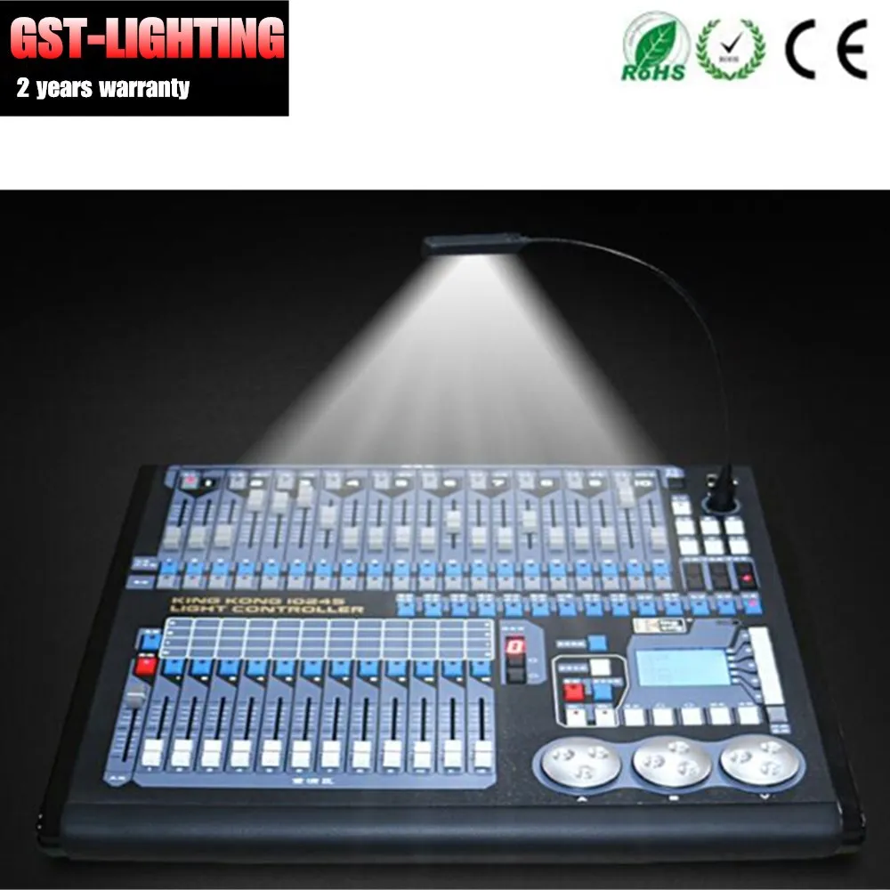 

KINGKONG 1024S DMX STAGE LIGHT controller Upgrade KK-1024 Max Control 120 Fixtures Computer Lighting
