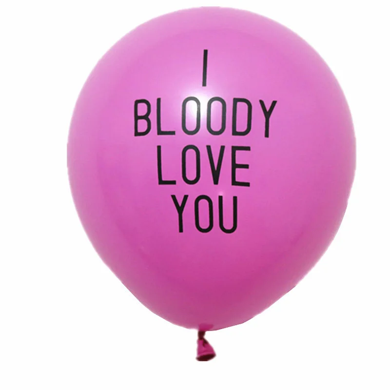 Воздушные шары, 10 дюймов, вечерние, грубые, крутые, декоративные, смешной, латексный, сексуальные, вечерние, 10 дюймов, модные - Цвет: Rose red