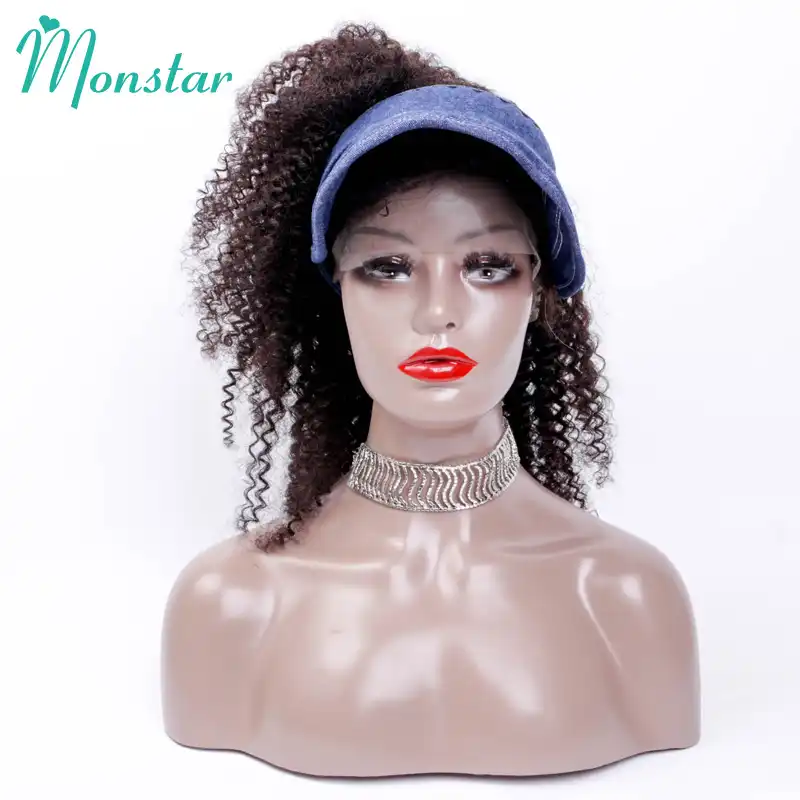 Monstar Lace Front Wigs Afro Kinky Curly Coily Brazilian Remy