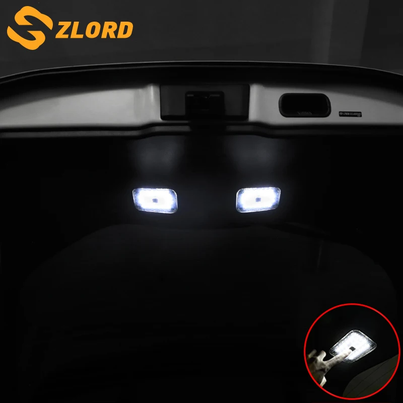 

Zlord Car Backup light Lighting Day Edition Tai lbox LED Top light Car styling For Toyota C-HR CHR 2016-2018 car accessories