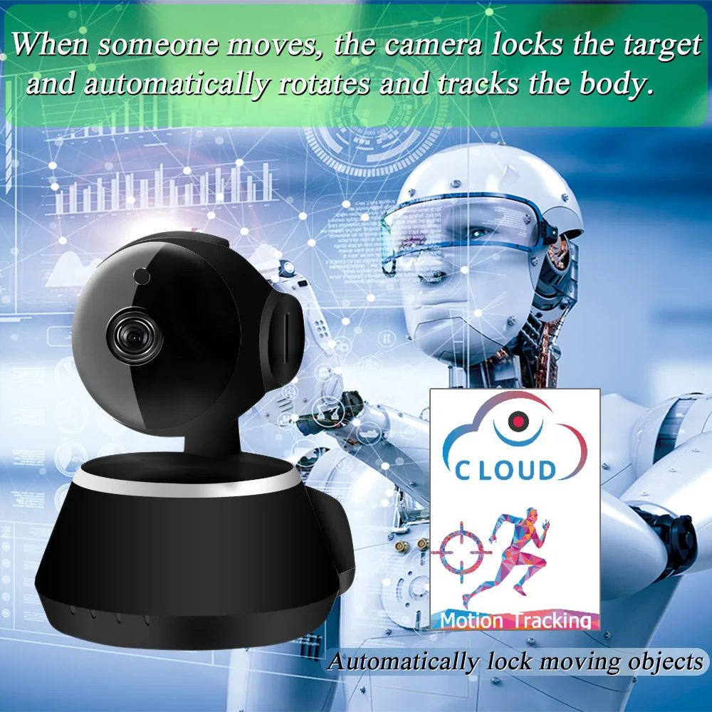 IP камера Wifi 1080P Мини CCTV Домашний Детский монитор P2P двухсторонняя аудио