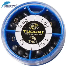 2 Коробки привести Рыбалка грузило 0.6 г/1 г/1.5 г/1.8 г привести Вес клип на линии Рыбалка решать PESCA acesories Интимные аксессуары