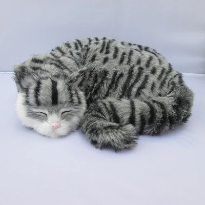 

simulation cute sleeping cat 29x31x10 model polyethylene&furs cat model home decoration props ,model gift d486
