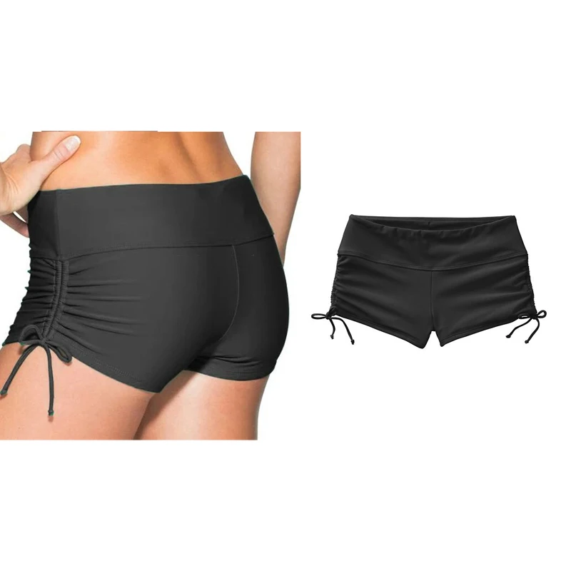 womens nylon swim shorts