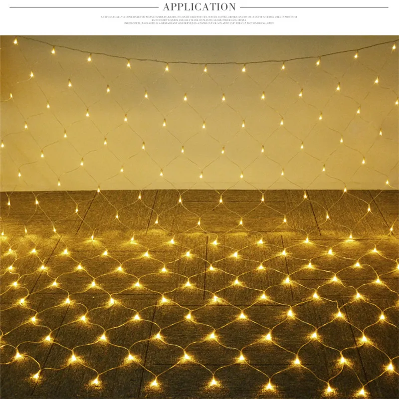 3*2m LED net light string AC220V holiday light grid light outdoor waterproof Christmas wedding party window decoration 3*2m LED net light string AC220V holiday light grid light outdoor waterproof Christmas wedding party window decoration