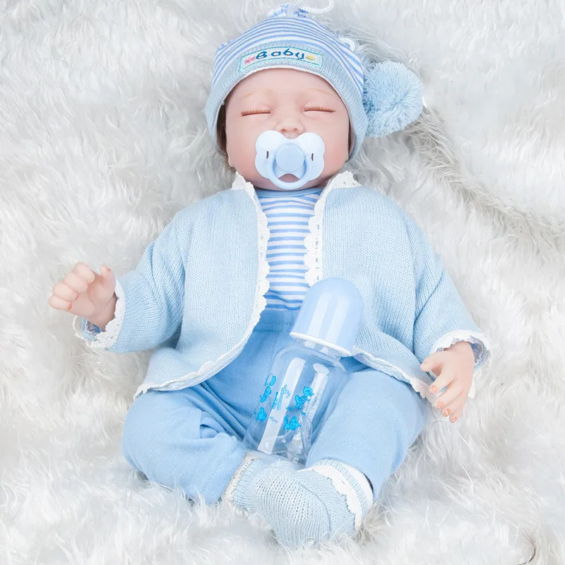 

Bebes Reborn Doll 55cm Soft Silicone Reborn Toddler Baby Dolls Com Corpo De Silicone Menina Christmas Surprice Gifts Lol Doll