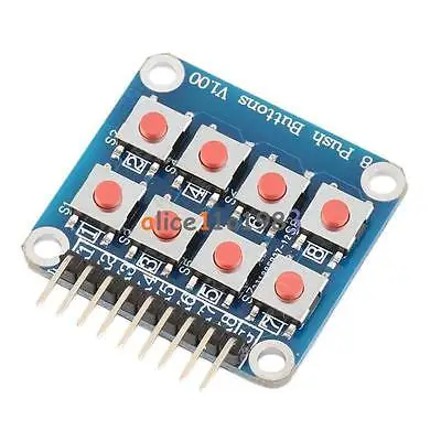 

Matrix 8 Keypad Keyboard Board Module 8 Button Tactile Switch