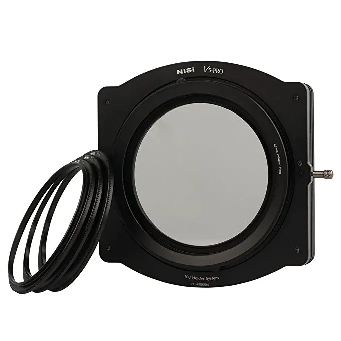 

Nisi 100mm System V5-PRO Filter Holder Kit with 86mm CPL Filter and 3 Adatptor Rings 67mm 72mm 77mm