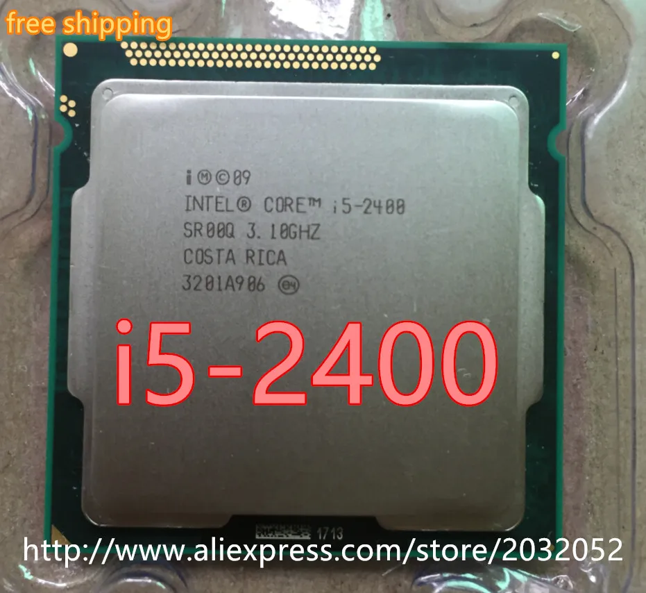 Intel Core i5-2400 i5 2400 I5 2400(3,1 ГГц 6 Мб 4 ядра Socket 1155 5 GT/s DMI) настольный компьютер