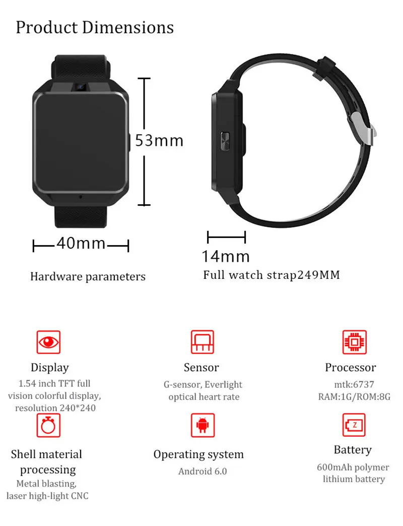 2018 Pewant P5 Android 6,0 Смарт часы-iOS 4 г gps Смарт-часы с компасом термометр 5MP Smartwatch для iPhone Xiaomi huawei