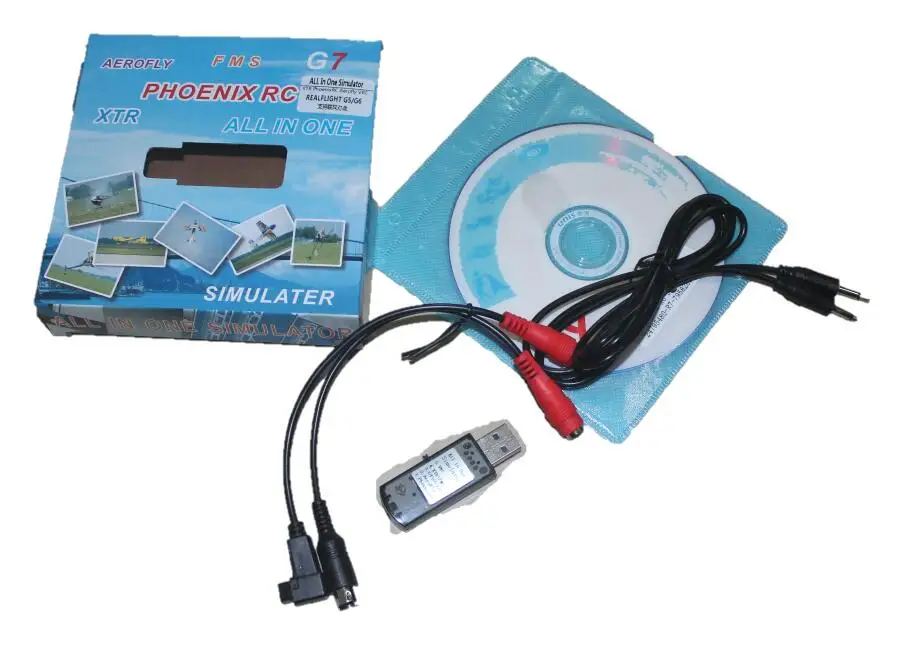 Радиоуправляемая модель самолета часть все в одном Flight Simulator кабель/USB для JR Futaba