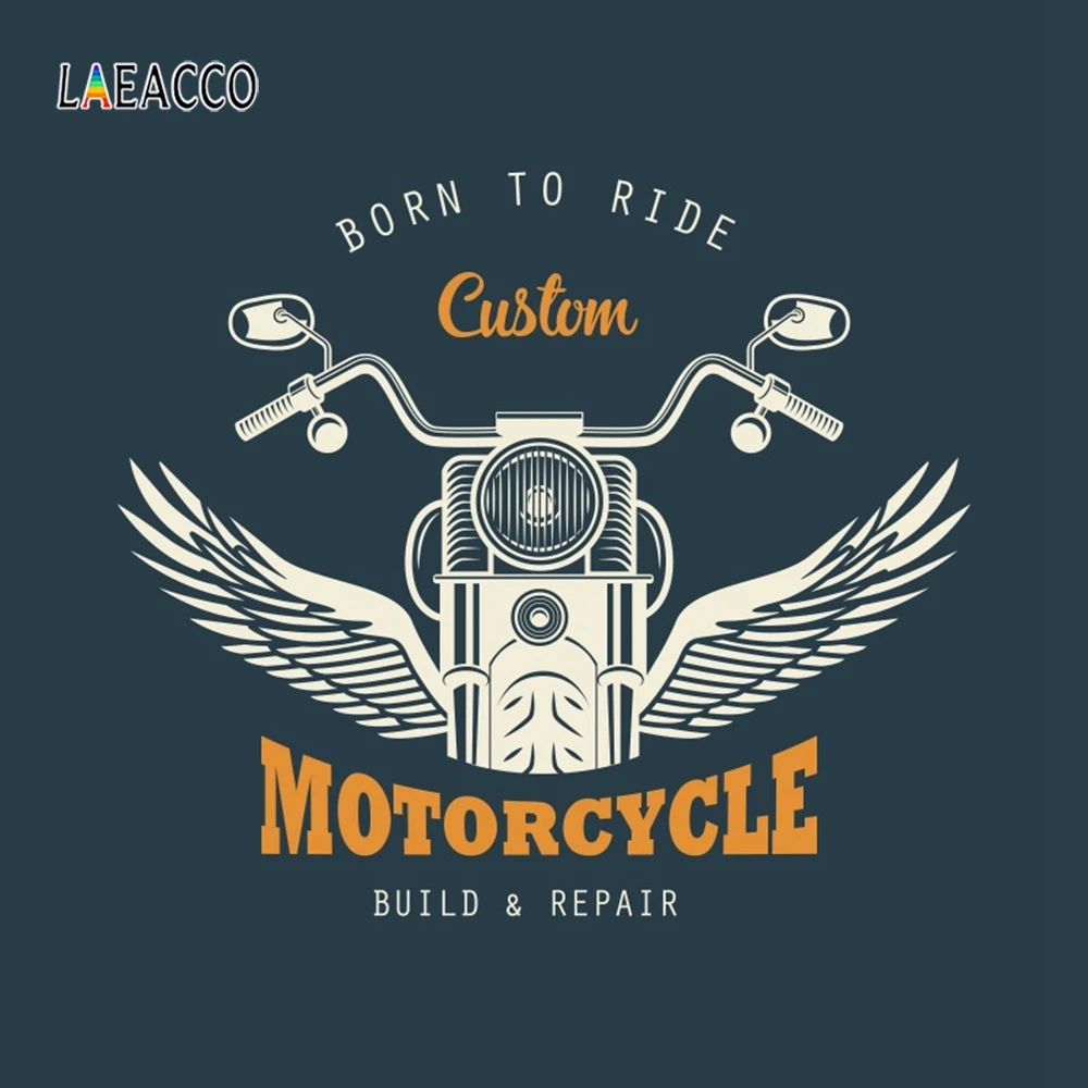 

Laeacco Baby Shower Family Photocall Photography Backdrops Personalized Motorcycle Photographic Backgrounds For Photo Studio