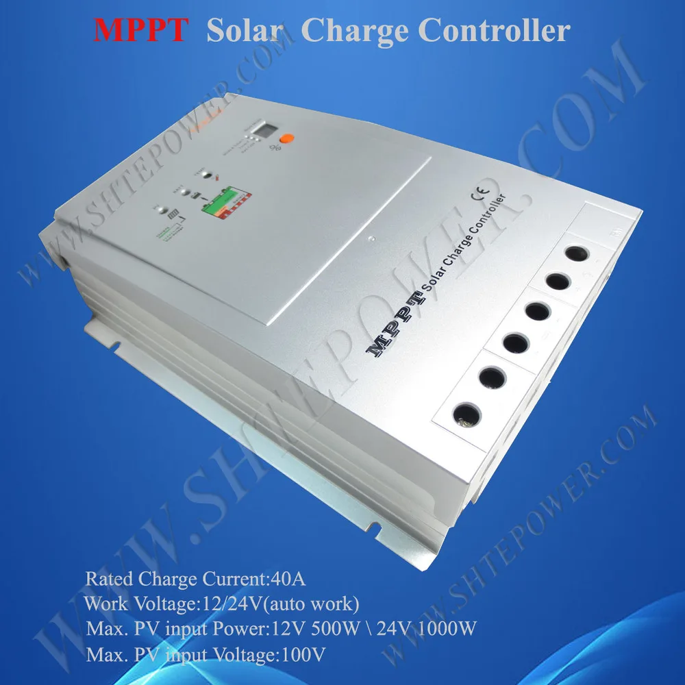 MPPT Solar Panel System Controller 40A 12V/24V auto work, Max 100V input, trace 4210 MPPT Solar Panel System Controller 40A 12V/24V auto work, Max 100V input, trace 4210