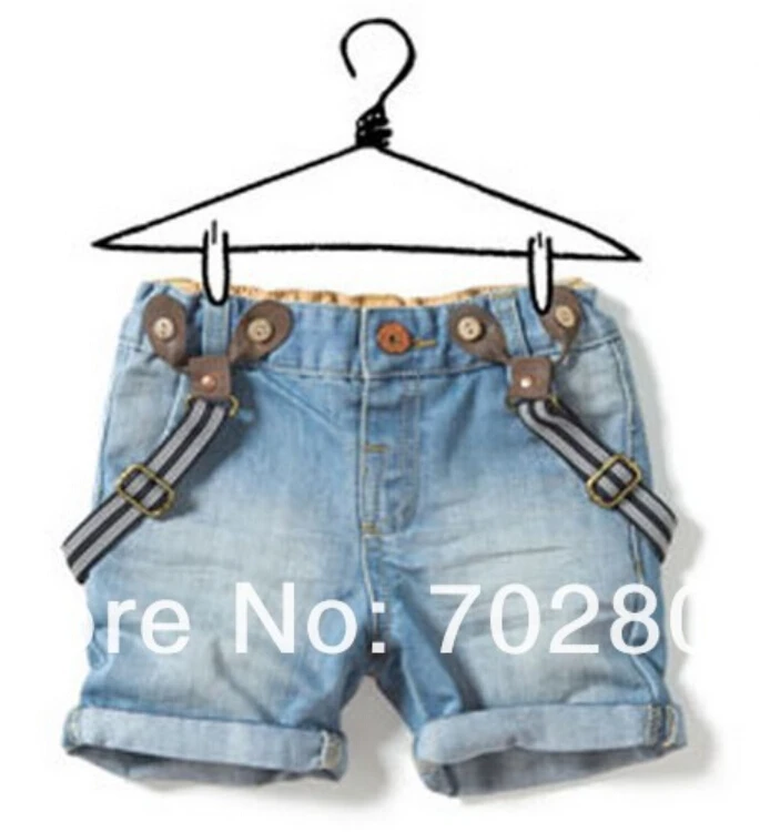 2015 summer children's clothing child shorts male female child denim