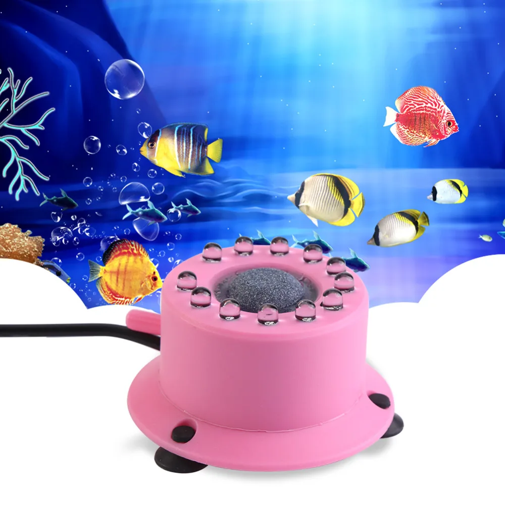 Красочные воздушные камни для аквариума кислородная система аксессуары аквариумные украшения светодиодный светильник