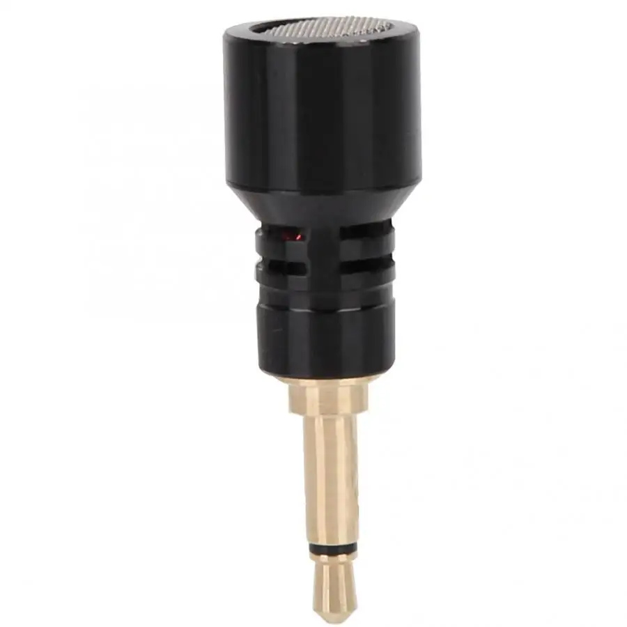 Monoaural Plug Microfono мини-микрофон портативный 3,5 мм разъем для мобильного смартфона Студийный микрофон - Цвет: Monoaural Plug