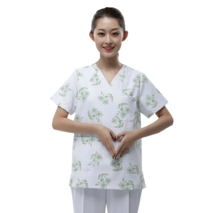4XL белая униформа для кормления плюс размер медицинская одежда платье для женщин и мужчин Хирургическая Одежда больничные скрабы набор Медицинские костюмы-Ruyi - Цвет: Coat and trousers