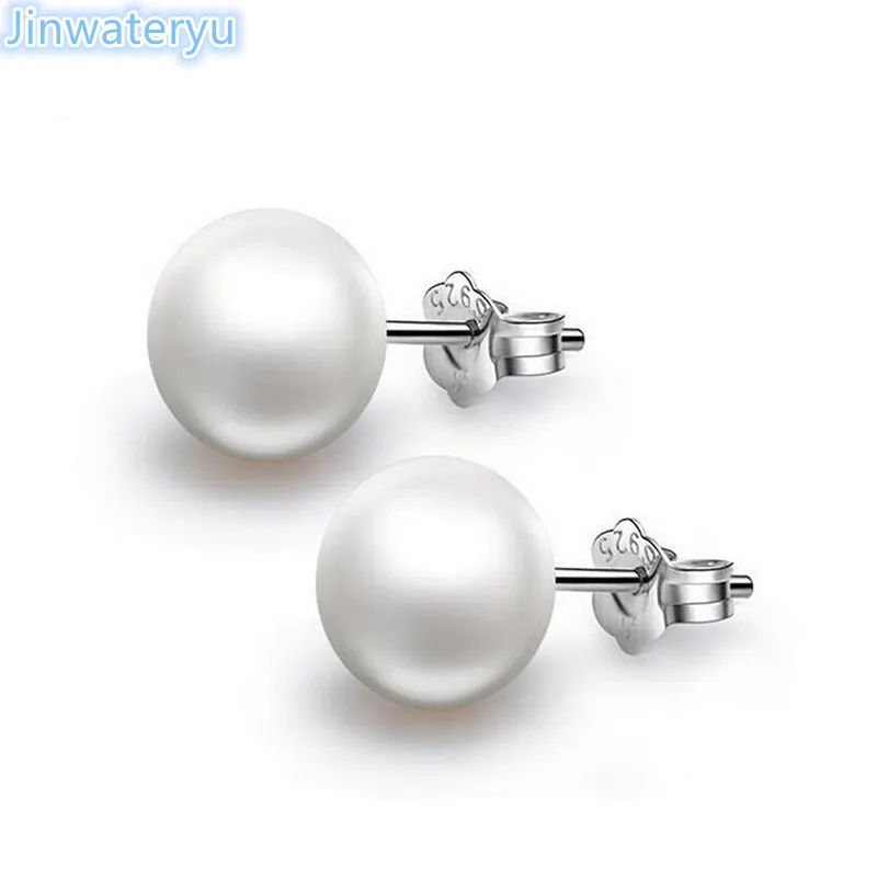 

Trendy Earring Stud pearl stud earrings 925 sterling silver earrings fashion Stud Earrings for girl & women