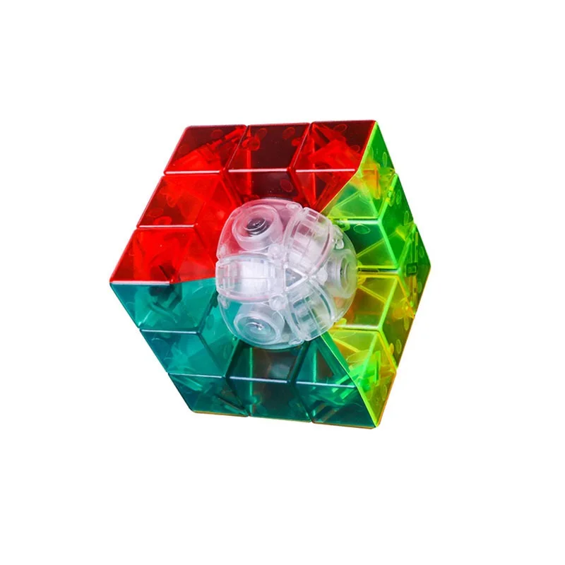 MoYu странная форма магический куб классная скорость Твист Головоломка прозрачный не стикер головоломка куб магический куб наклейка меньше головоломка Ed