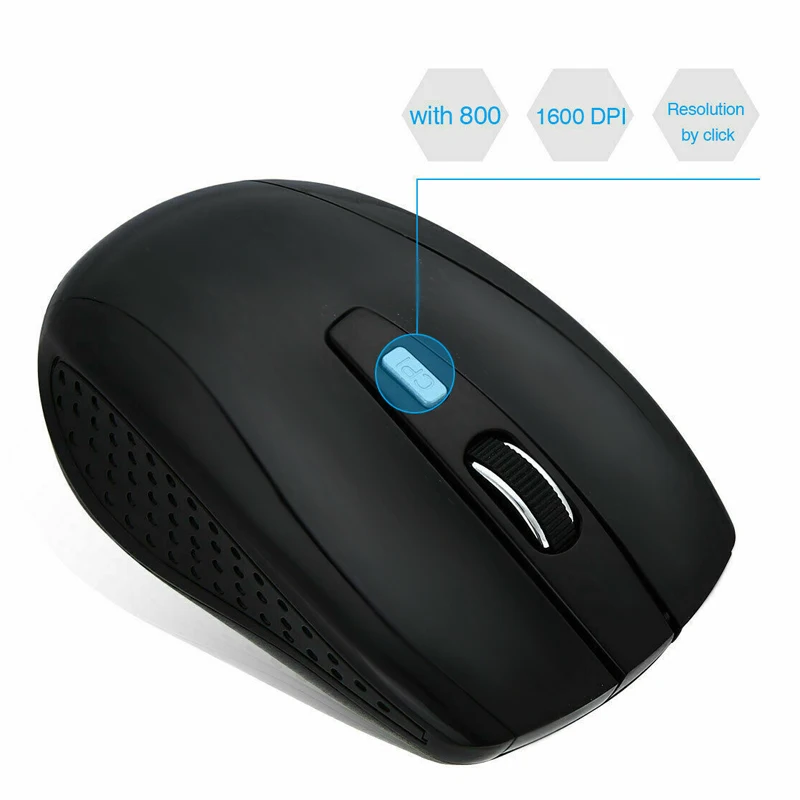 

2.4GHz Wireless Optical Gaming Mouse Mice with USB Receiver for PC Laptop OUJ99
