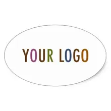 4x2 см овальная наклейка на заказ бизнес, Логотип Рекламной