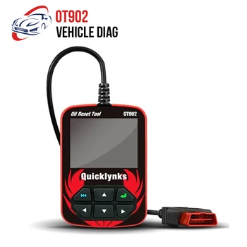 

QUICKLYNKS OT902 OBD2/OBDII Oil Service Light Reset Tool Colorful Display OT 902 Car Diagnostic Tool