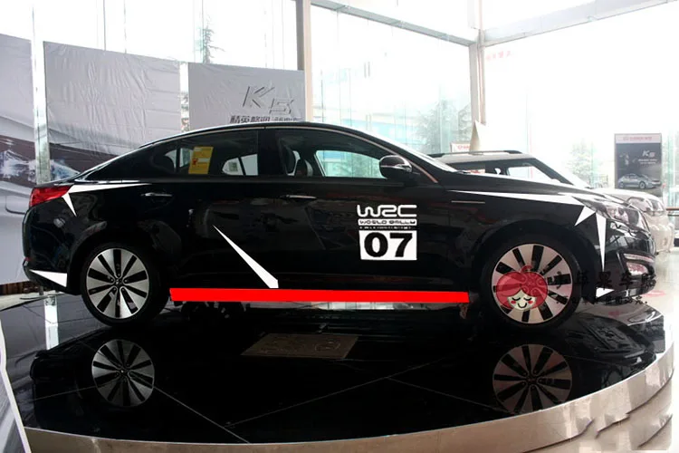 Наклейка на талию для Hyundai Verna Solaris Sonata8 украшенная цельным кузовом Mistra BA048|line
