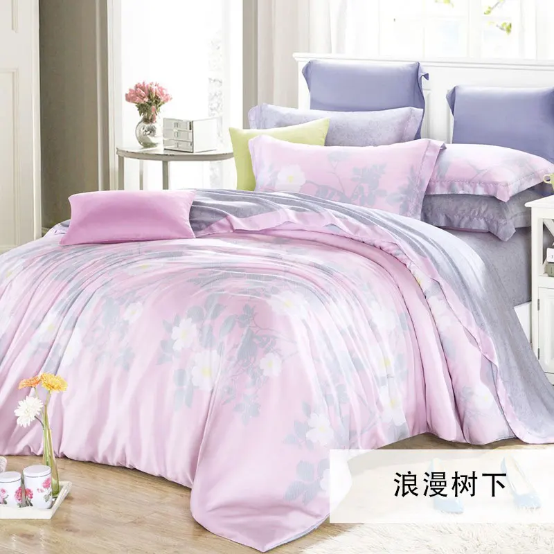 Nuevo 100% de doble cara tencel seda funda nórdica, 3d juegos de cama, housse de couette juegos de sabanas cama, juegos de cama de algodón Nuevo 100% de doble cara tencel seda funda nórdica, 3d juegos de cama, housse de couette juegos de sabanas cama, juegos de cama de algodón