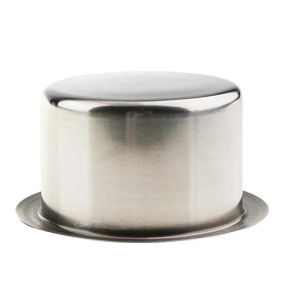 84mm Stainless Steel Car Interior Cup Drink Bottle Holder Storage Can For Marine Boat Car RV Silver
