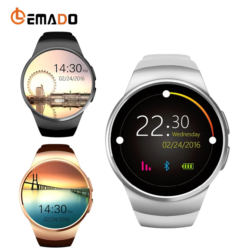 Lemado KW18 Smart Watch phone Support SIM TF Card Heart