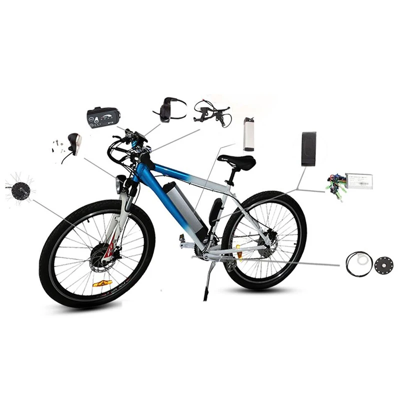 Discount 36V 500W Electric Bike Conversion Kit with Battery 36V 12ah Lithium Battery Motor Wheel Mountain Bike Ebike E-bike Kit Duty free 1