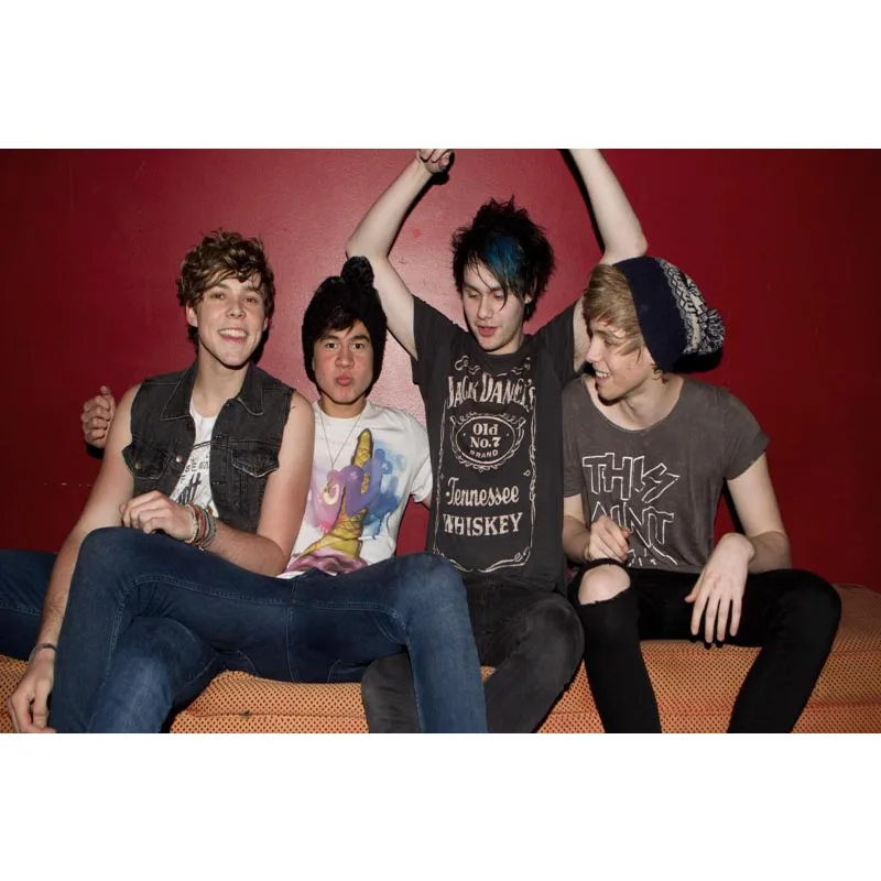 5 Seconds of Summer холст ткань тканевый плакат пользовательские граффити Печать на