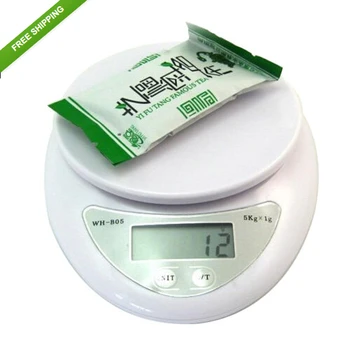 

Mini 5kg 5000g 1g 0.1g - 1000g 1kg Digital Kitchen Food Diet Postal Scale Electronic Weight Balance WH-B05 *500pcs/lot