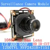 1200TVL AHD Camera Module 960P 1.3MP CCTV PCB Main Board NVP2431H+T151 2MP 8mm Lens+ IR Cut surveillance cameras ODS/BNC cable ► Photo 1/6