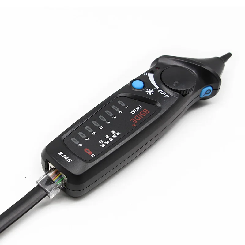 Bside FWT81 كابل المقتفي RJ45 RJ11 سلك الهاتف شبكة LAN التلفزيون الكهربائية خط مكتشف اختبار متعددة الوظائف اختبار شبكة